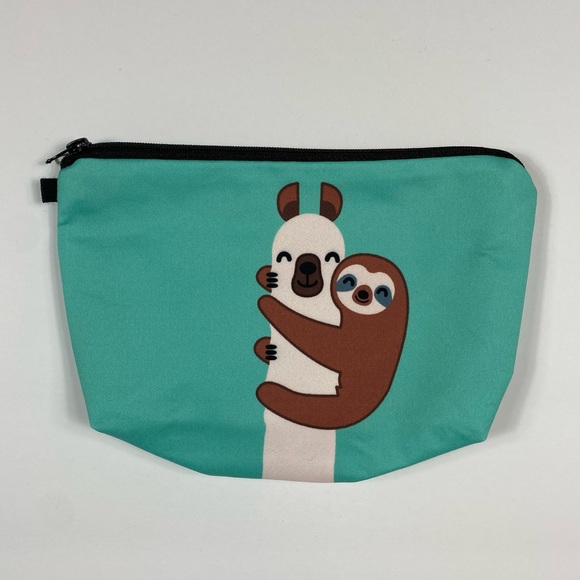 Handbags - NEW Sloth and Llama Cosmetic Bag